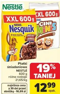 Carrefour Market Płatki śniadaniowe NESTLÉ oferta