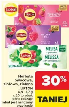 Carrefour Market Herbata owocowa, ziołowa, zielona LIPTON oferta