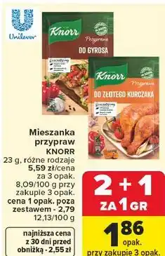 Carrefour Market Mieszanka przypraw KNORR oferta