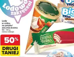 Carrefour Market Lody w rożku, na patyku ZIELONA BUDKA oferta