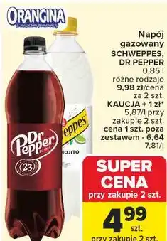 Carrefour Market Napój gazowany SCHWEPPES, DR PEPPER oferta