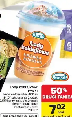 Carrefour Market Lody koktajlowe KORAL oferta