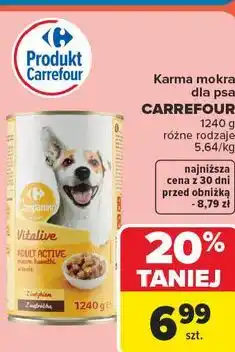 Carrefour Market Karma mokra dla psa CARREFOUR oferta