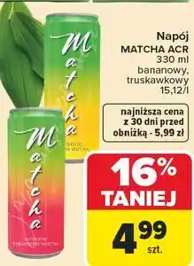 Carrefour Market Napój MATCHA ACR oferta