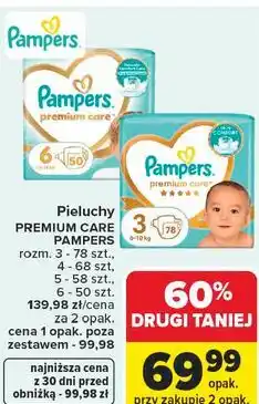 Carrefour Market Pieluchy PREMIUM CARE PAMPERS oferta