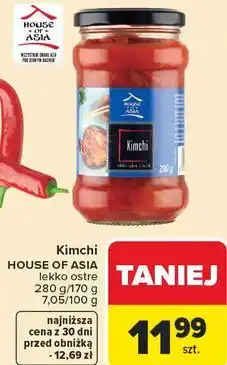 Carrefour Market Kimchi HOUSE OF ASIA lekko ostre oferta