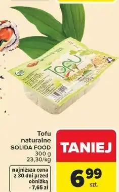 Carrefour Market Tofu naturalne SOLIDA FOOD oferta