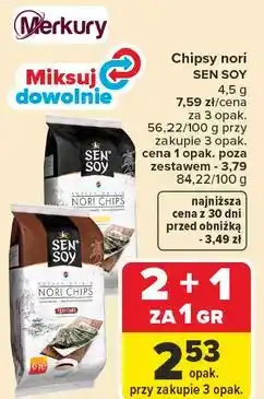Carrefour Market Chipsy nori SEN SOY oferta