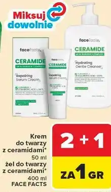 Carrefour Market Krem do twarzy z ceramidami* / żel do twarzy z ceramidami oferta