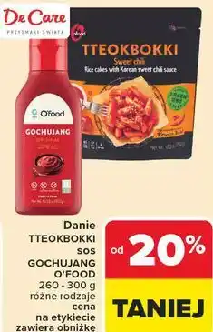 Carrefour Market Danie TTEOKBOKKI sos GOCHUJANG O'FOOD oferta