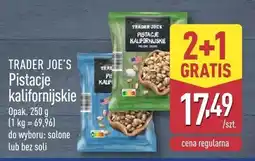 ALDI Pistacje kalifornijskie Trader Joe's bez soli oferta
