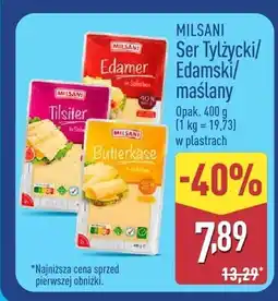 ALDI Ser Maślany w plastrach Milsani oferta