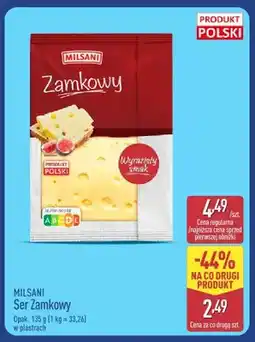ALDI Ser Zamkowy w plastrach Milsani oferta