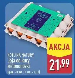 ALDI Jaja od kury zielononóżki Kotlina Natury oferta