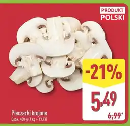 ALDI Pieczarki krojone polskie oferta