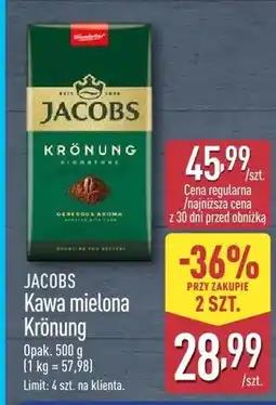 ALDI Kawa mielona Jacobs Krönung oferta