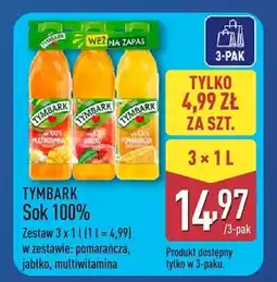 ALDI Sok 100% multiwitamina Tymbark oferta