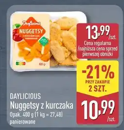 ALDI Nuggetsy z kurczaka panierowane Daylicious oferta