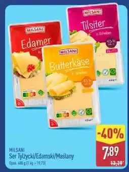 ALDI Ser Tylżycki Milsani w plastrach oferta