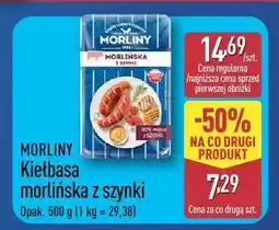 ALDI Kiełbasa Morliny morlińska z szynki oferta