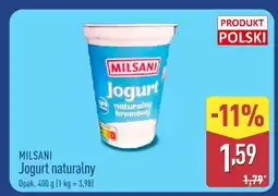 ALDI Jogurt naturalny kremowy Milsani oferta