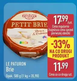 ALDI Ser Brie Le Paturon oferta