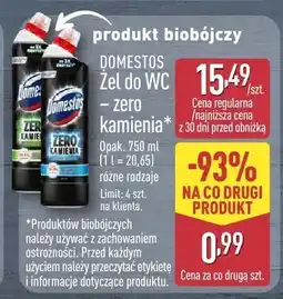 ALDI Żel do WC zero kamienia Domestos oferta