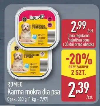 ALDI Karma mokra dla psa Romeo oferta
