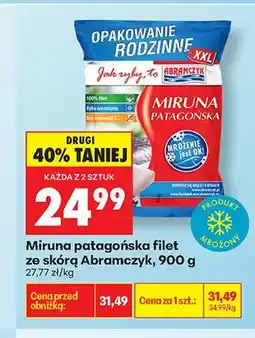 Biedronka Miruna patagońska filet ze skórą Abramczyk oferta