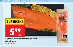 Biedronka Łosoś Coho rodzinna porcja Marinero oferta