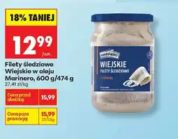 Biedronka Filety śledziowe Wiejskie w oleju z cebulką Marinero oferta