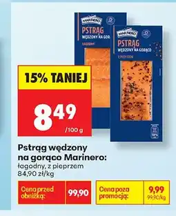 Biedronka Pstrąg wędzony na gorąco z pieprzem Marinero oferta