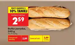 Biedronka Bułka paryska oferta