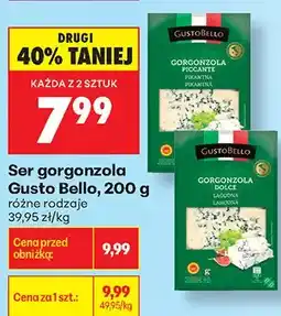 Biedronka Ser gorgonzola dolce Gusto Bello oferta