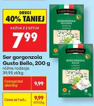 Biedronka Ser gorgonzola dolce Gusto Bello oferta