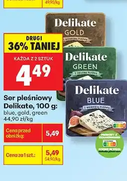 Biedronka Ser pleśniowy Gold z niebieską pleśnią Delikate oferta