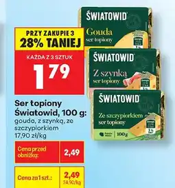 Biedronka Ser topiony Gouda Światowid oferta