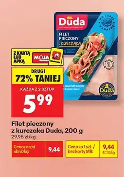 Biedronka Filet pieczony z kurczaka Duda oferta