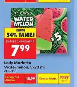 Biedronka Lody Marletto Watermelon 5-pak oferta