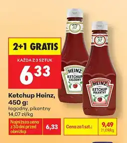 Biedronka Ketchup Heinz pikantny oferta