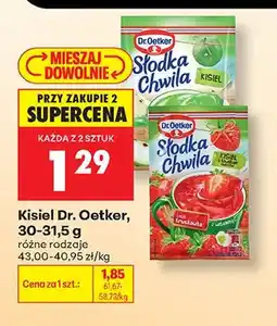 Biedronka Kisiel Dr. Oetker Słodka Chwila oferta