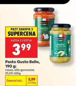 Biedronka Pesto Gusto Bello rosso oferta