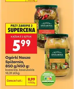 Biedronka Ogórki Nasza Spiżarnia kaszubskie oferta