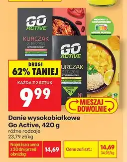 Biedronka Danie wysokobiałkowe Go Active oferta