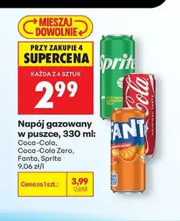 Biedronka Napój gazowany w puszce Sprite oferta