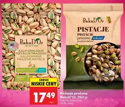 Biedronka Pistacje prażone niesolone BakaD'Or oferta