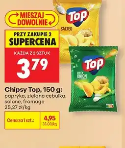 Biedronka Chipsy Top Salted oferta