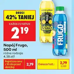 Biedronka Napój Frugo Lemo Lemon oferta