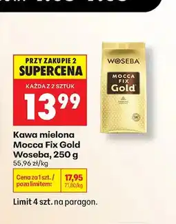 Biedronka Kawa mielona Mocca Fix Gold Woseba oferta