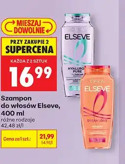 Biedronka Szampon do włosów Elseve Hyaluron Pure oferta